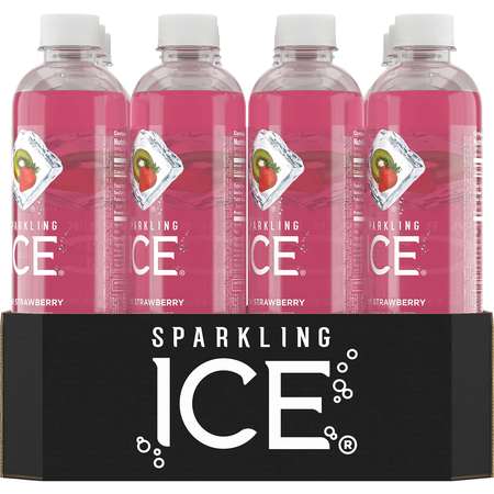 SPARKLING ICE Sparkling Ice Kiwi Strawberry Sparkling Water 17 oz. Bottle, PK12 FG00018